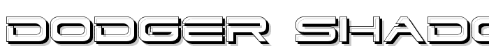 Dodger Shadow font